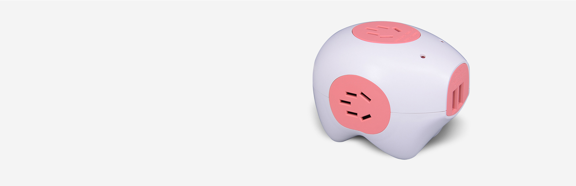 小豬系列創意排插 可愛的形態，輕便且智...