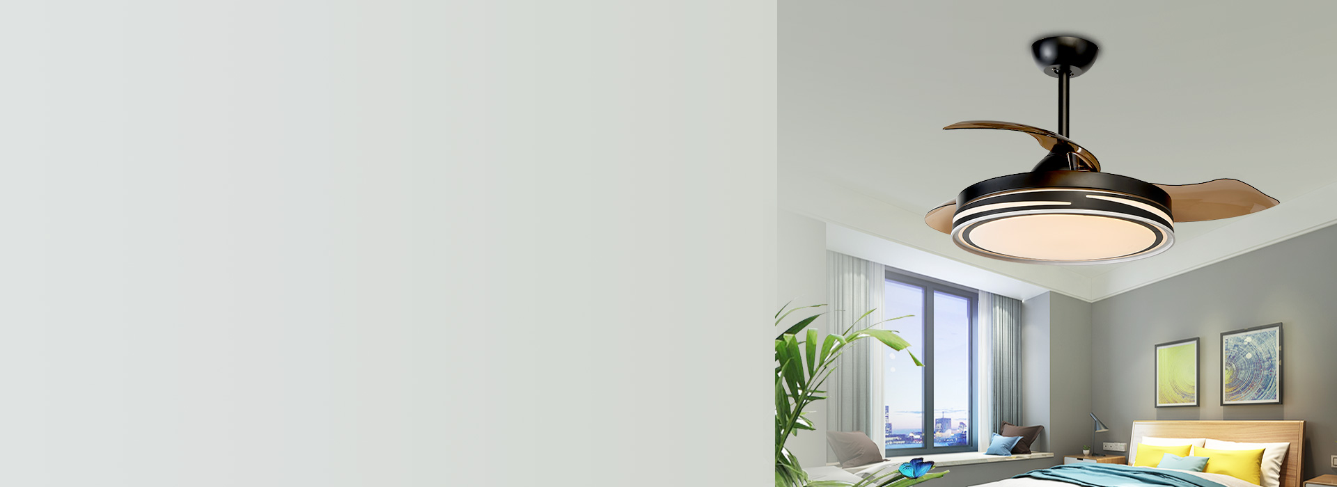 風扇燈：FS71系列（42寸） 轉動美...