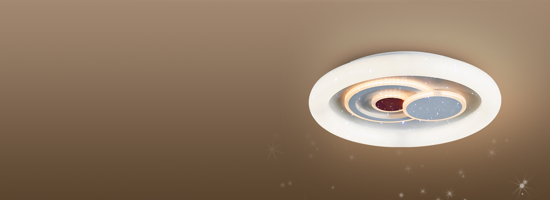 主輔光搭配，豐富的層次感 正泰照明吸頂...