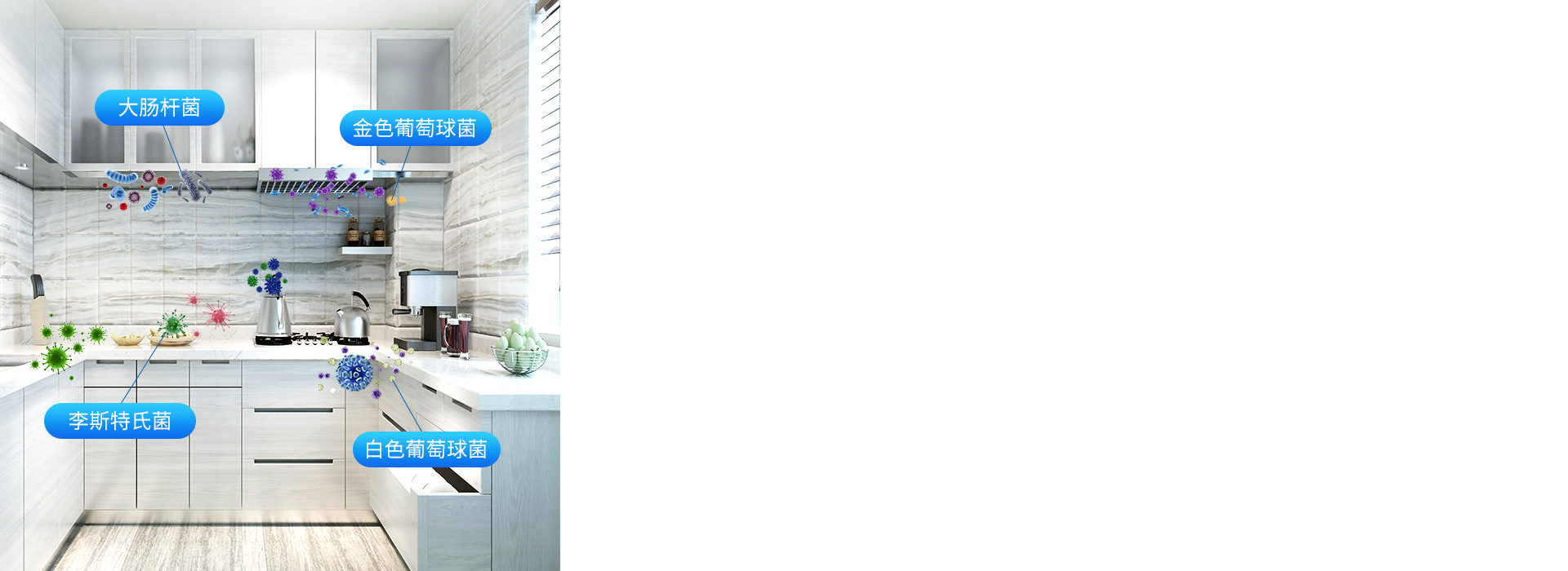 注意！廚房、衛(wèi)浴間， 很容易滋生細(xì)菌！...