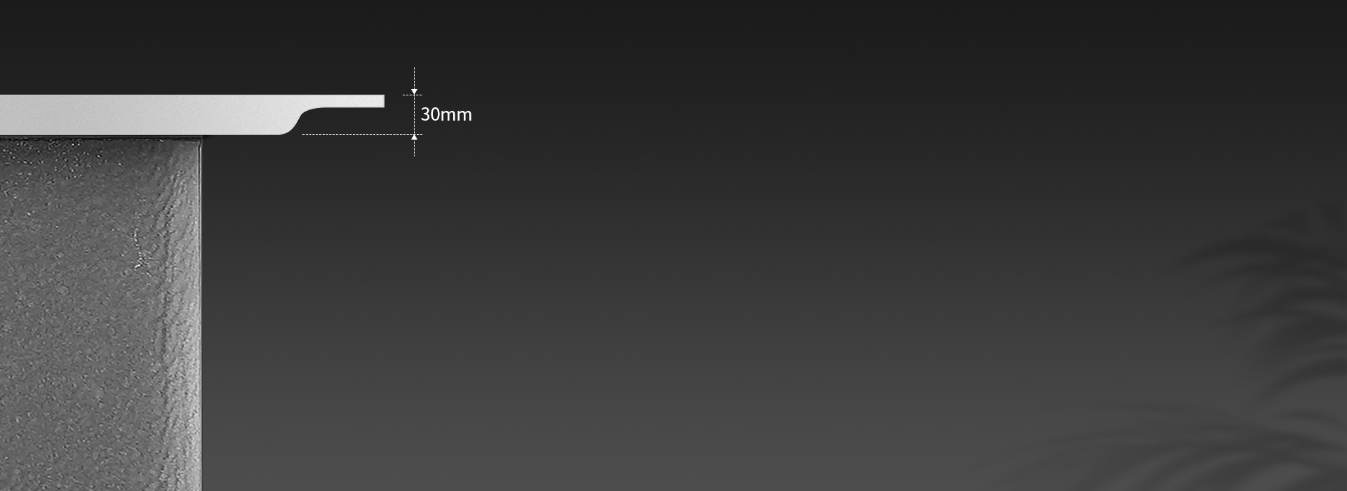 約30mm纖薄燈體， 簡(jiǎn)約美觀省空間。...