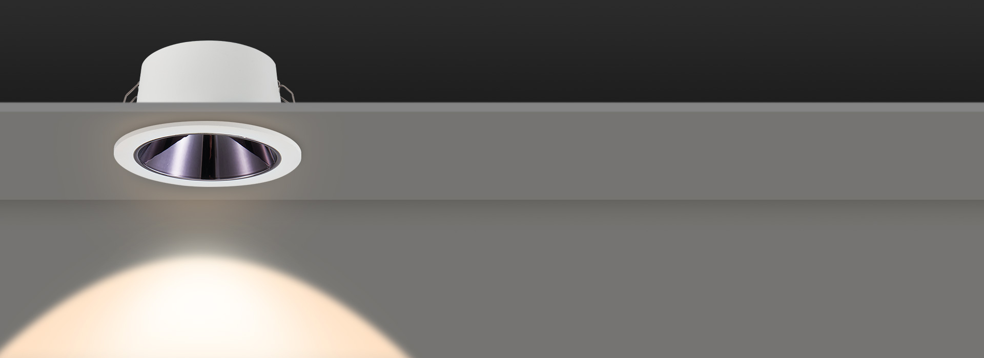 深藏式光源設(shè)計 光源深藏，減少眩光，增...