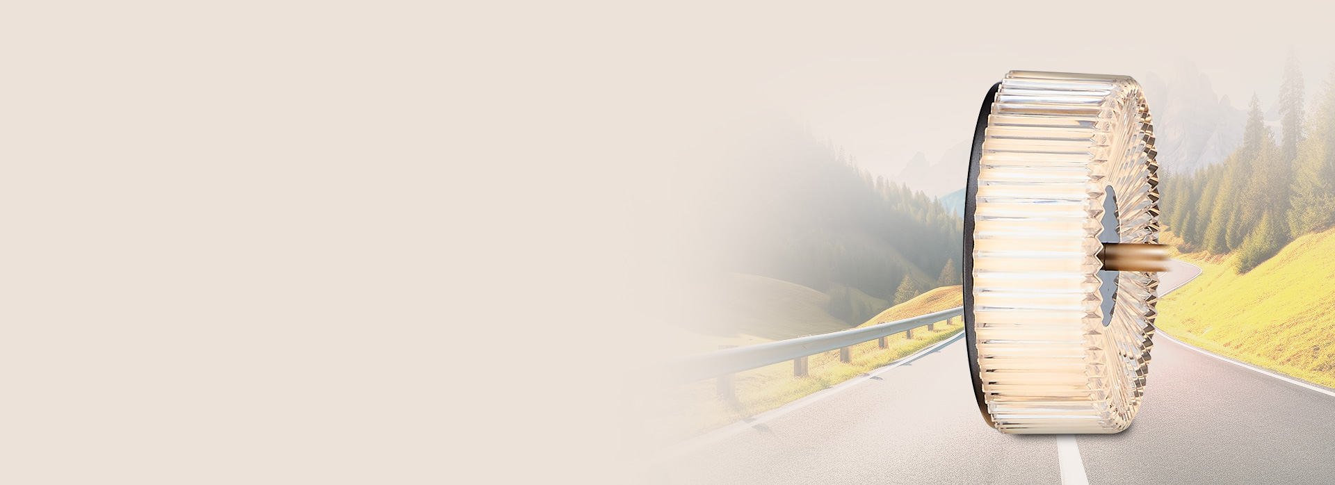 歲月如輪，留下一路風(fēng)景 燈罩就像一個(gè)個(gè)...