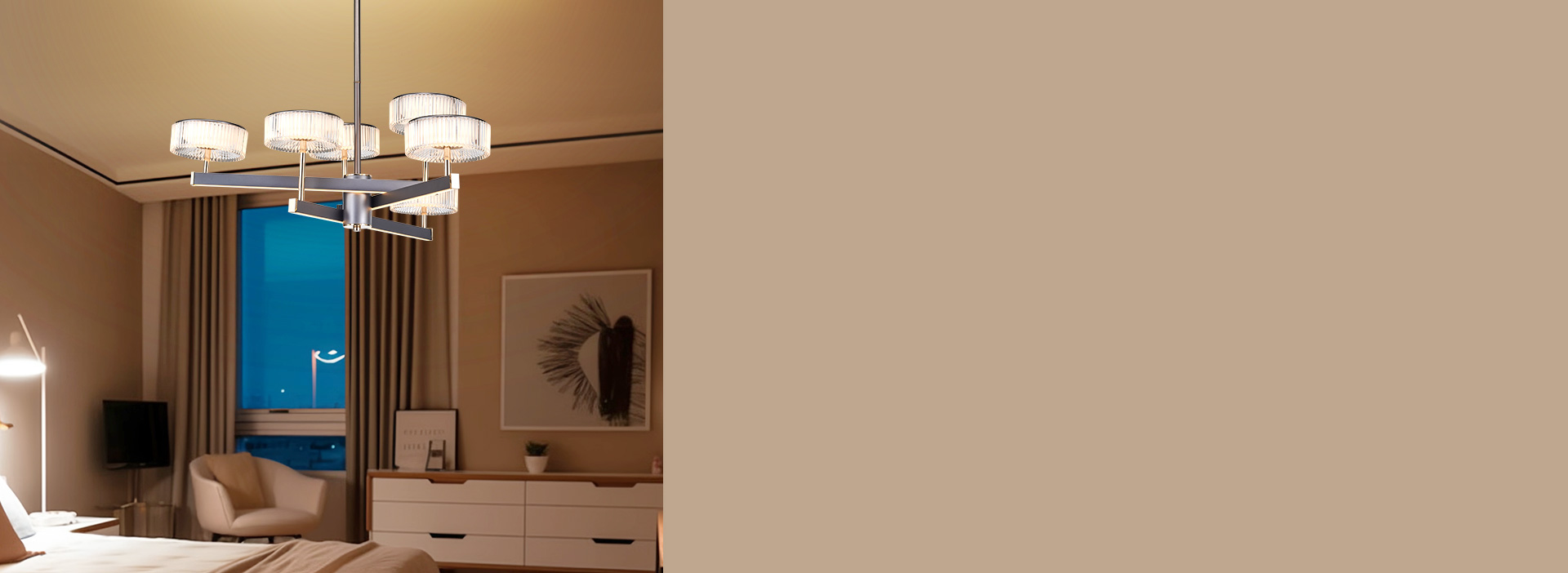 臥室燈 型號：NEP-XDD12407...