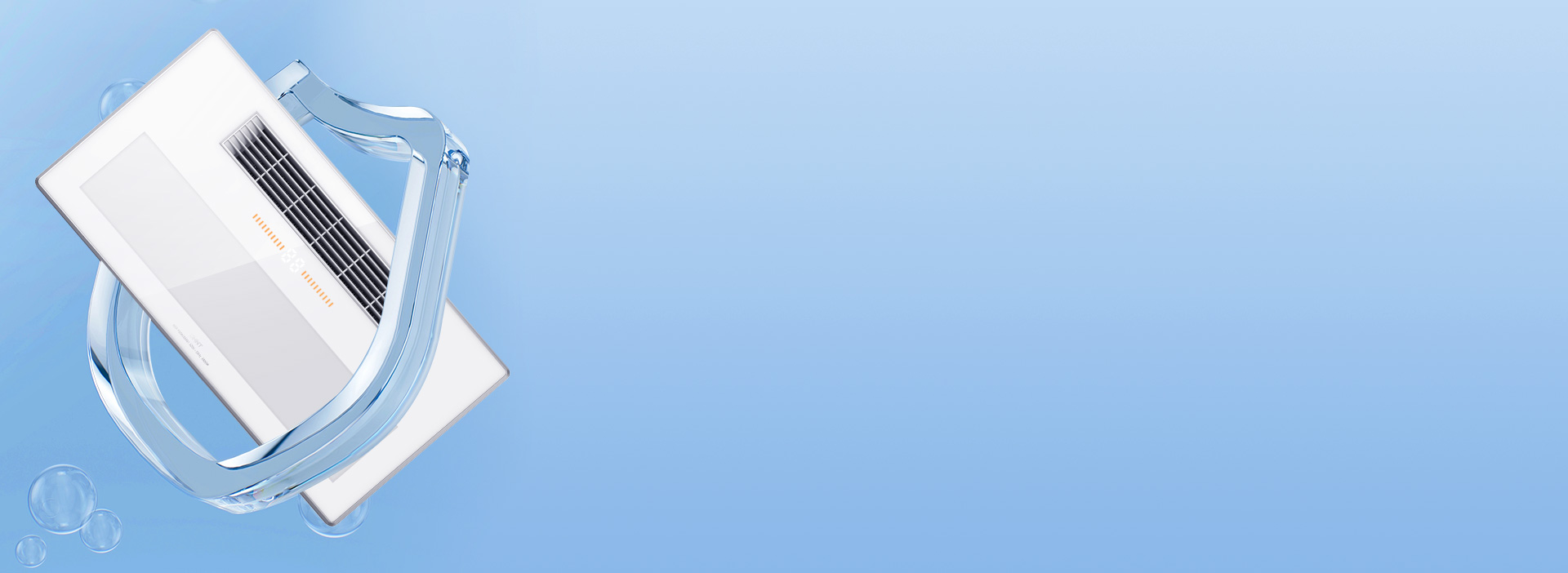 嚴密防水，安心沐浴 取暖換氣采用雙核塑...