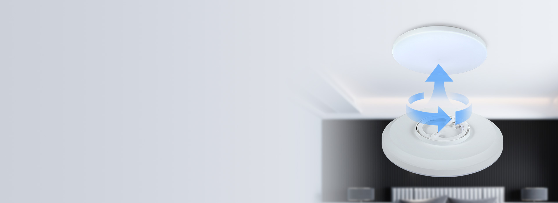 安裝簡單，輕松替換使用 旋轉式安裝，燈...