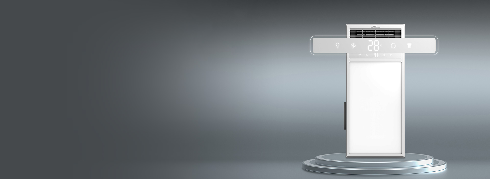 狀態(tài)一目了然 面板自帶高清數顯，實時溫...