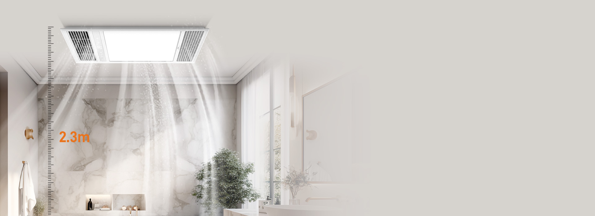 強勁送風，快速換氣 150mm大風輪，...