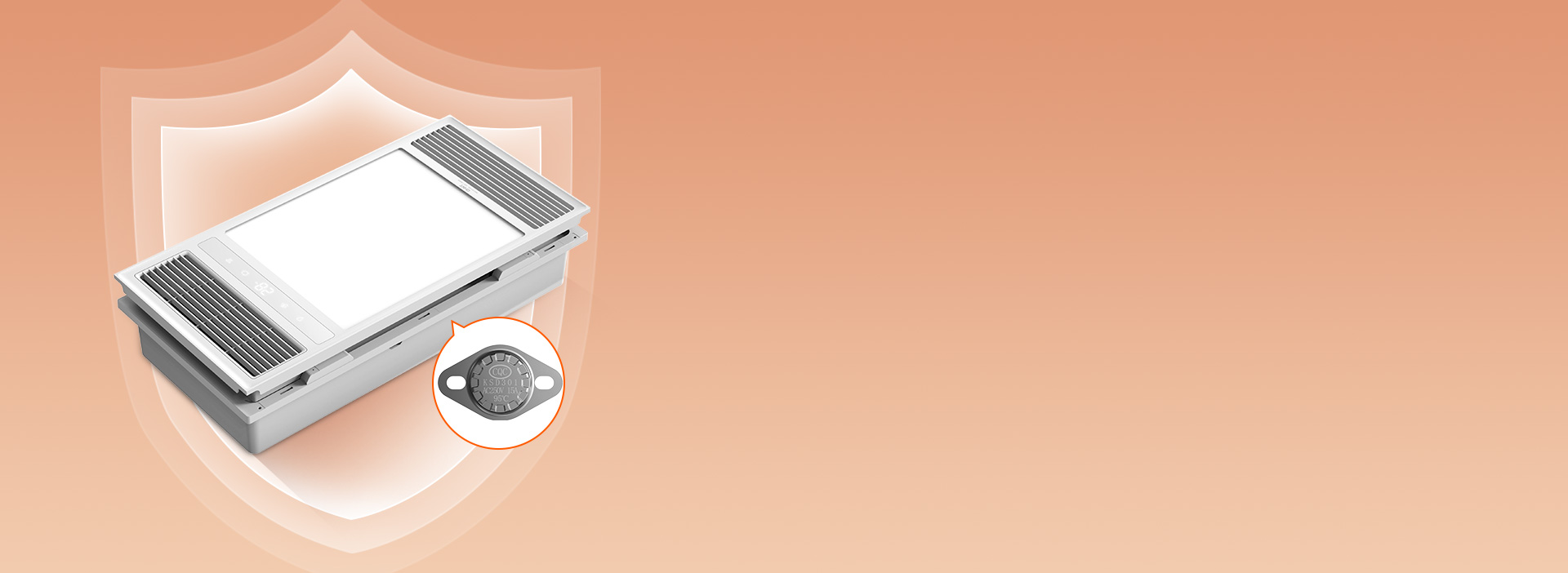 過熱保護 內(nèi)置95℃自復(fù)位溫控器，如果...